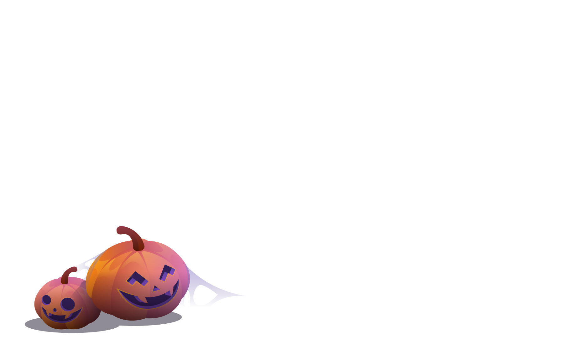 halloween left pumpkin